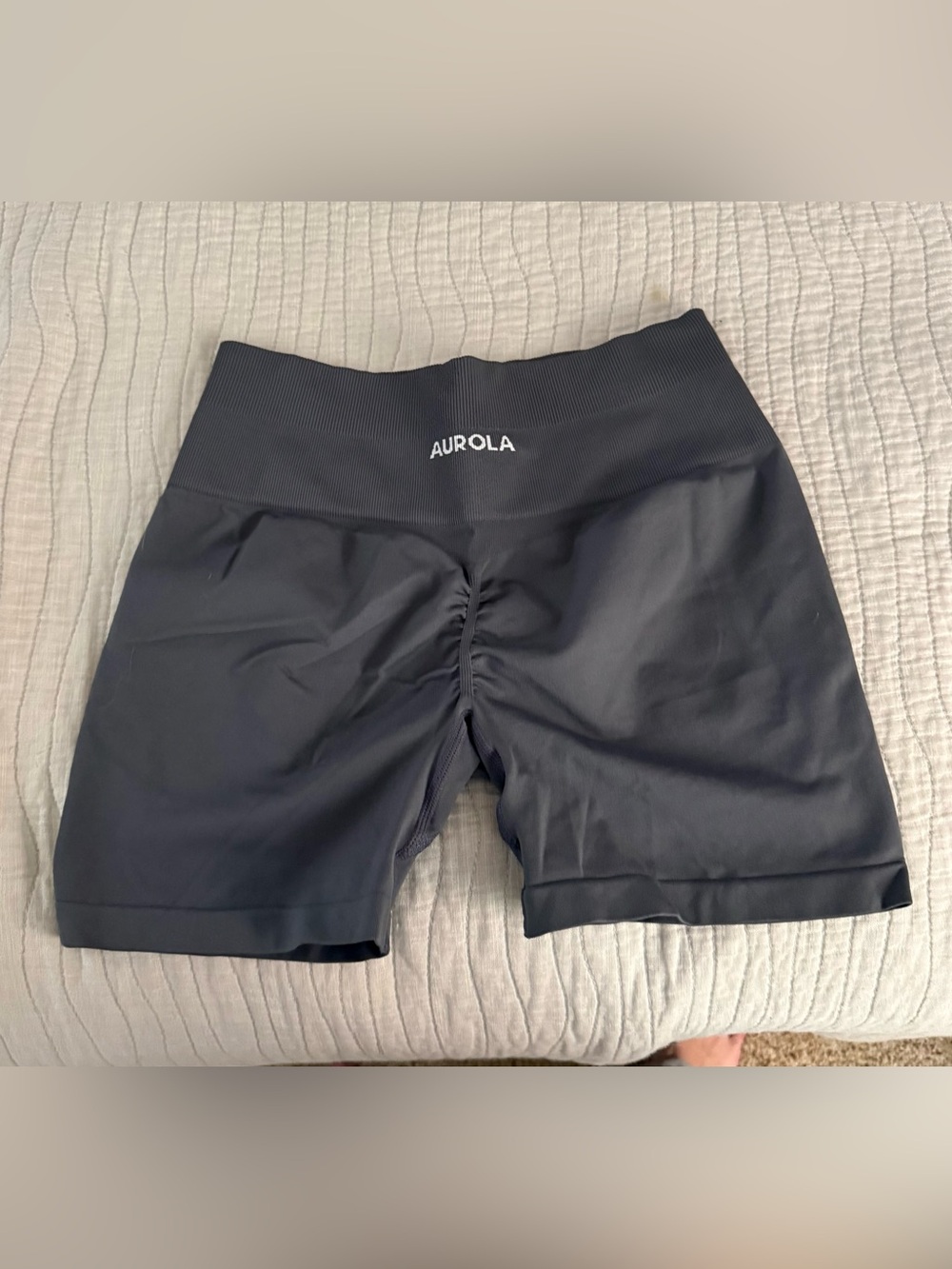 Aurola Asphalt Gray Dream Leggings and Shorts M